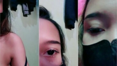 Klip video call seksi dari seorang remaja imut dan cantik yang membuka kamera untuk video call seksi, menggoda ayam